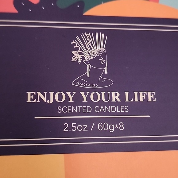 New Set of 8 Aromatherapy Scented Soy Candles Travel Gift Birthday Holidays - Picture 5 of 8